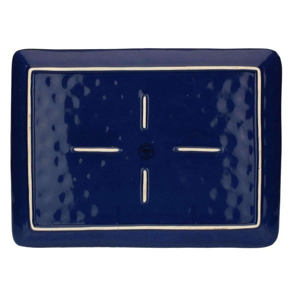 Taca prostokątna Rose&Tulipani CONCERTO BLU COBALTO (36 x 26,5 cm)