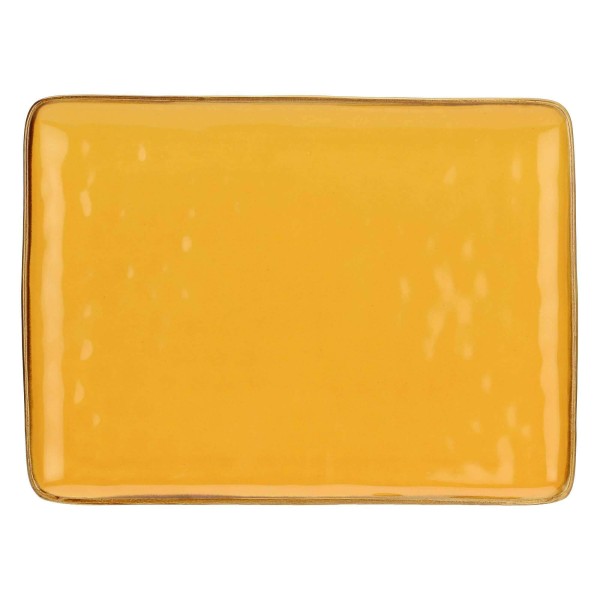 Taca prostokątna Rose&Tulipani CONCERTO OCRA (36 × 26,5 cm)