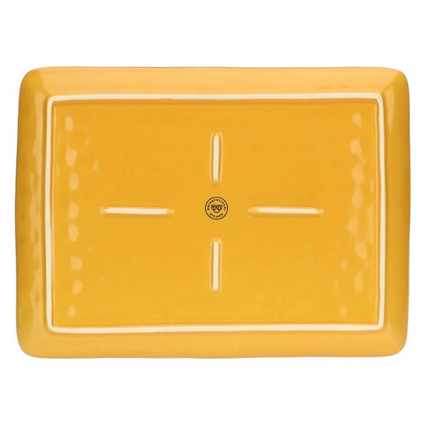 Taca prostokątna Rose&Tulipani CONCERTO OCRA (36 × 26,5 cm)