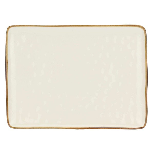 Taca prostokątna Rose&Tulipani CONCERTO AVORIO (36 x 26,5 cm)