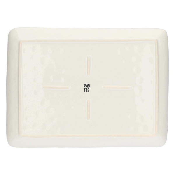 Taca prostokątna Rose&Tulipani CONCERTO AVORIO (36 x 26,5 cm)