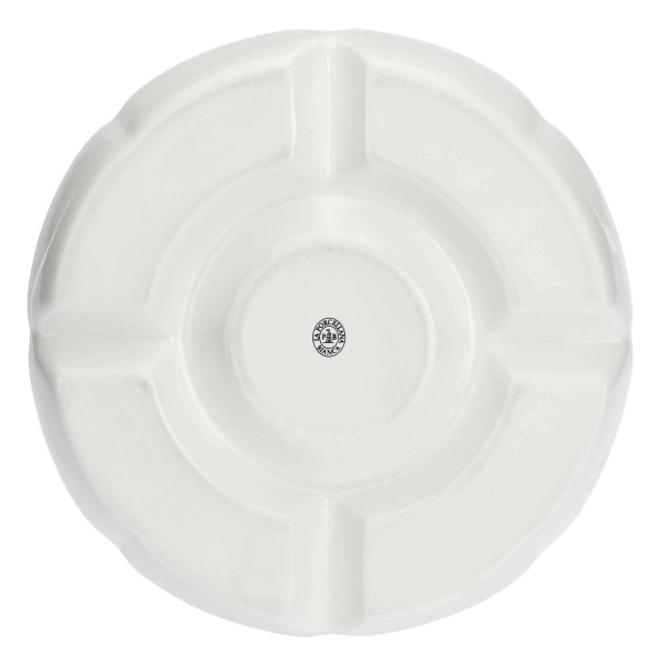 Okrągła taca do przekąsek La Porcellana Bianca CONVIVIO (25,5 cm)