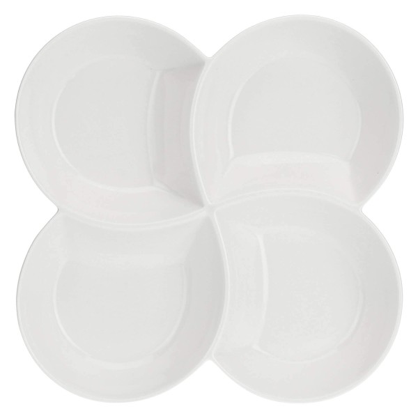 Піднос для закусок LA PORCELLANA BIANCA CONVIVIO 26см