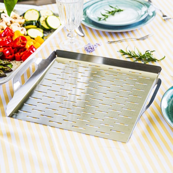 Tacka do grillowania Kinghoff KH-1917 (37×31×4.6 cm)