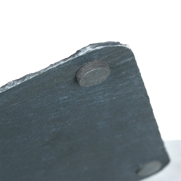 Прямокутний сервірувальний піднос зі сланцевого каменю 30x20 см VILDE 139611