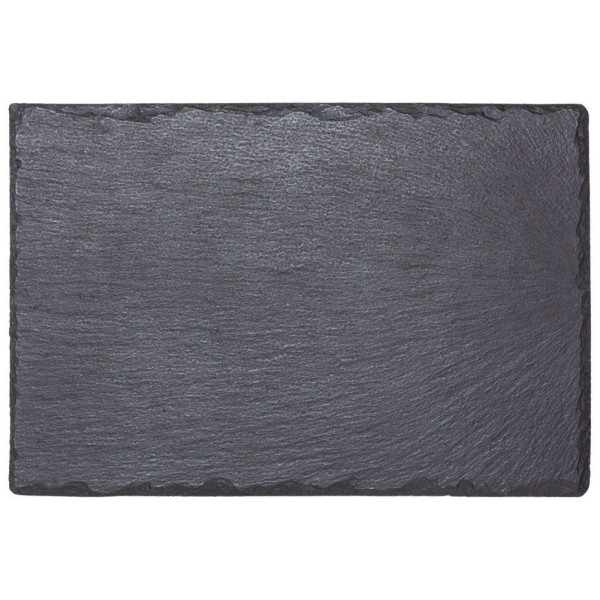 Прямокутний сервірувальний піднос зі сланцевого каменю 30x20 см VILDE 139611