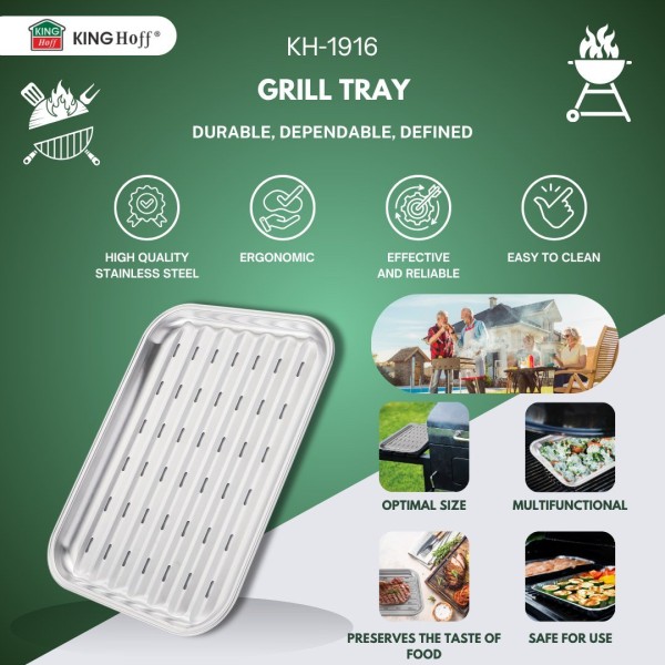 Tacka do grillowania Kinghoff KH-1916 (34x24x2 cm)