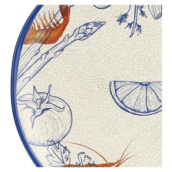 Duża taca okrągła Rose&Tulipani Ocean Life (42 cm)