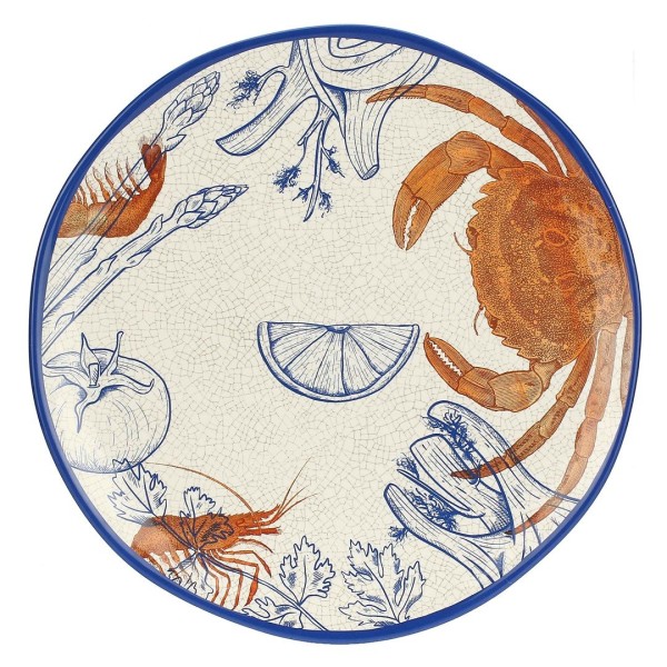 Duża taca okrągła Rose&Tulipani Ocean Life (42 cm)