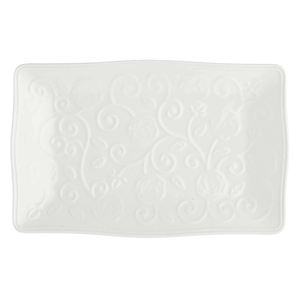 LA PORCELLANA BIANCA FLORENTINA Піднос для сервірування 20 x 12 см