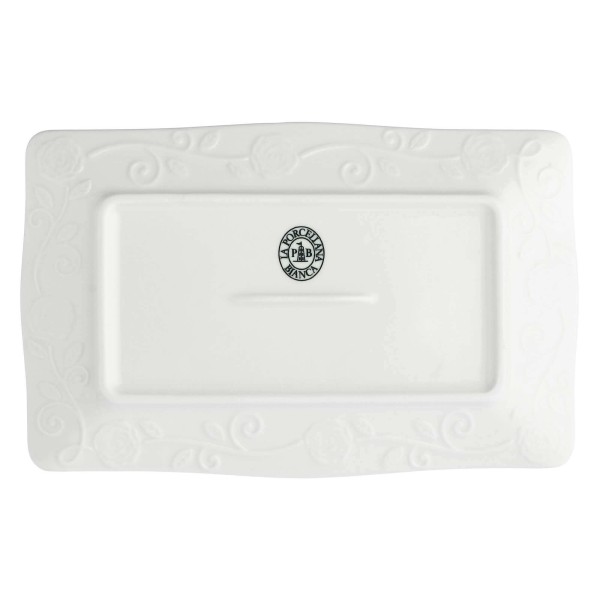 LA PORCELLANA BIANCA FLORENTINA Піднос для сервірування 20 x 12 см