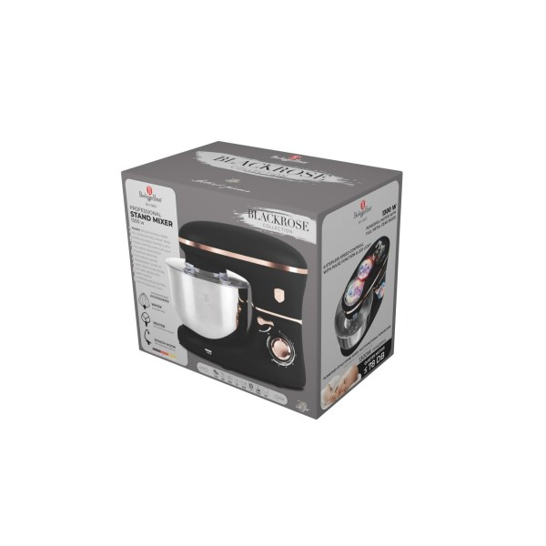 Планетарний кухонний комбайн BerlingerHaus Black Rose BH-9651 потужністю 1300 Вт