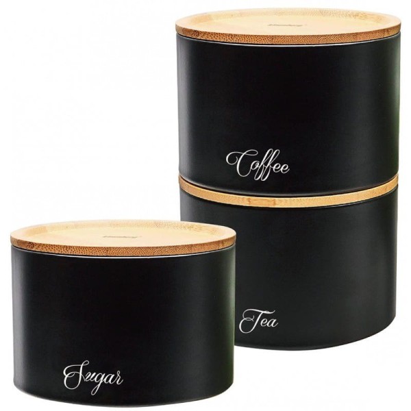 Zestaw pojemników kuchennych Klausberg KB-7506 (na kawę, herbatę i cukier)