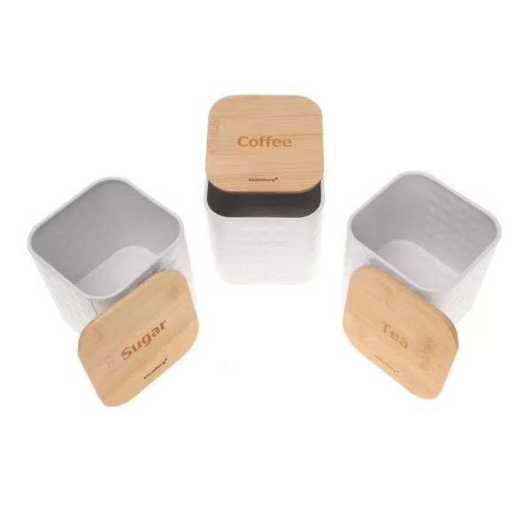 Zestaw pojemników do kawy i herbaty Klausberg KB-7485 (3 szt.)