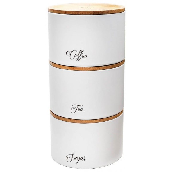 Zestaw pojemników kuchennych Klausberg KB-7507 (na kawę, herbatę i cukier)