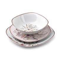 Zestaw talerzy Affekdesign LEA BEIGE (18 części)