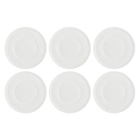 Zestaw talerzy do sałatek La Porcellana Bianca BOSCO (6 elementów)