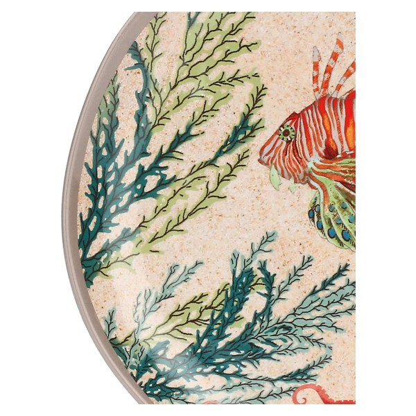 Набір із 2 меламінових салатних тарілок ROSE&TULIPANI SEA LIFE, 21 см