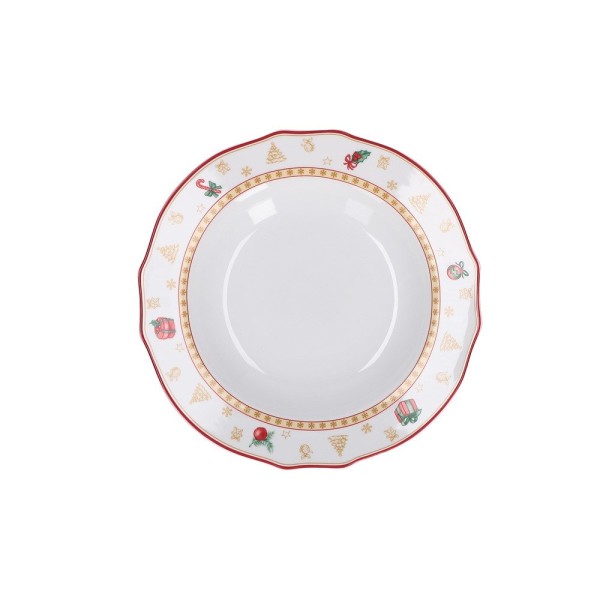 Zestaw talerzy La Porcellana Bianca CHRISTMAS EDITION (6 elementów)