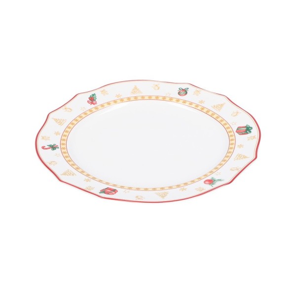 Zestaw talerzy La Porcellana Bianca CHRISTMAS EDITION (6 elementów)