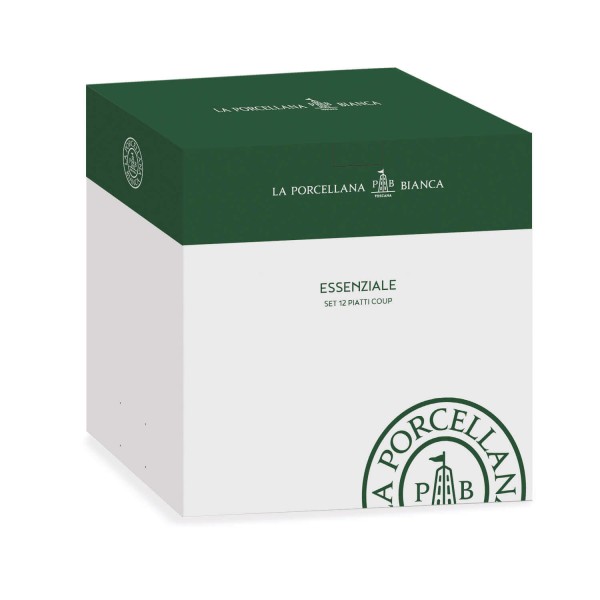 LA PORCELLANA BIANCA ESSENZIALE Набір з 12 тарілок