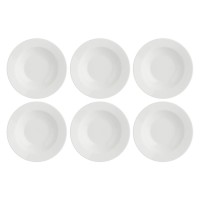 LA PORCELLANA BIANCA ESSENZIALE Набір 6 супових тарілок з обідком 23 см
