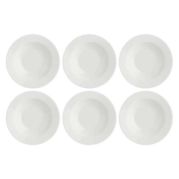 LA PORCELLANA BIANCA ESSENZIALE Набір 6 супових тарілок з обідком 23 см