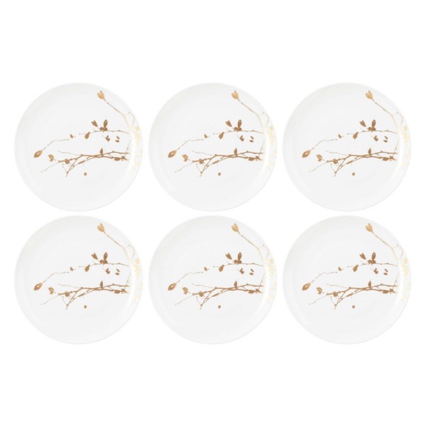 Zestaw talerzy do sałatek Seltman Weiden SELTMANN LIBERTY GOLDEN ROSE HIP (6 szt., 22,5 cm)