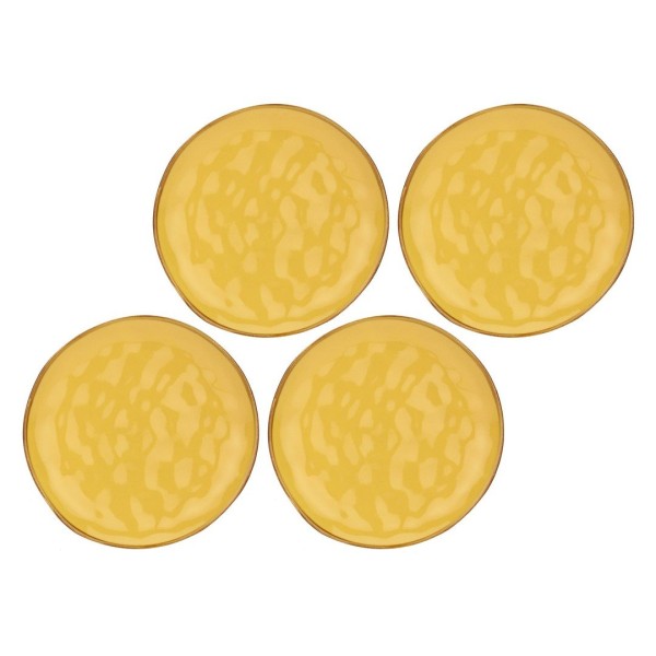 Zestaw talerzy do sałatek Rose&Tulipani CONCERTO OCRA (4 szt., 20 cm)