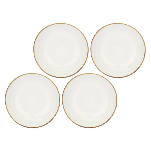 ROSE&TULIPANI CONCERTO AVORIO Набір з 4 супових тарілок 21 см