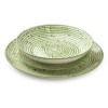 Zestaw talerzy Affekdesign STRIPES GREEN (18 elementów)