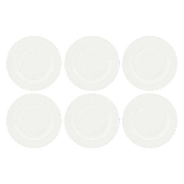 LA PORCELLANA BIANCA ESSENZIALE Набір 6 столових тарілок з обідком 27 см