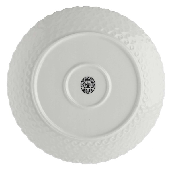 Zestaw talerzyków do ciasta La Porcellana Bianca MOMENTI ORO (2 szt., 18 cm)
