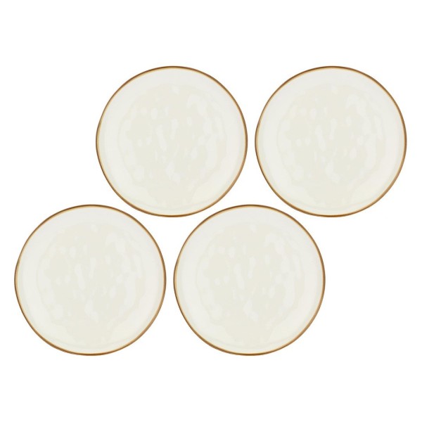 ROSE&TULIPANI CONCERTO AVORIO Набір 4 тарілки для салату 20 см