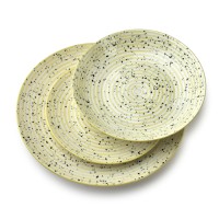 Zestaw naczyń obiadowych Affekdesign STRIPES BEIGE (18 części)