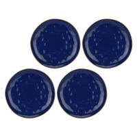 ROSE&TULIPANI CONCERTO BLU COBALTO Набір 4 обідніх тарілки 27 см
