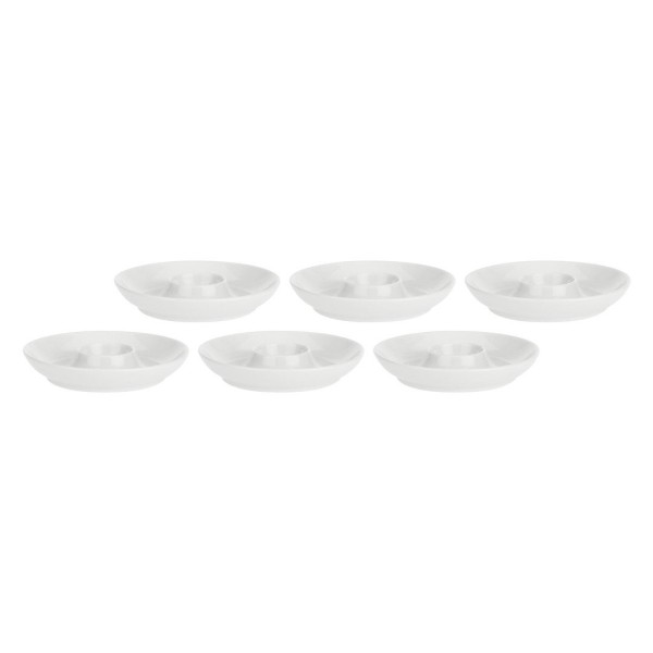 LA PORCELLANA BIANCA UOVA Набір 6 тарілок 12 см