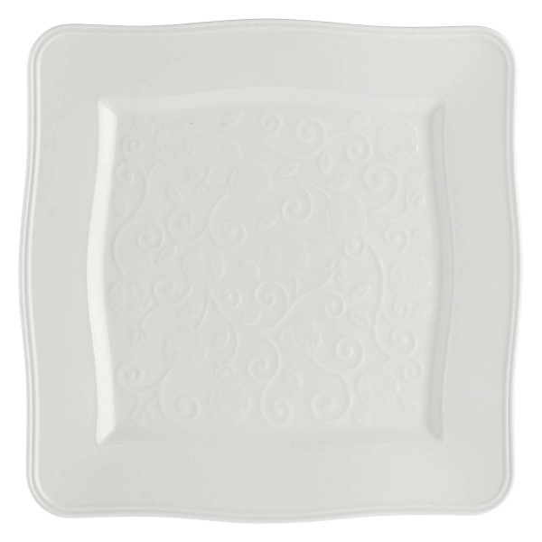 LA PORCELLANA BIANCA FLORENTINA Набір 6 квадратних тарілок 26,5 см