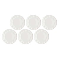 Zestaw talerzy do sałatek La Porcellana Bianca LUNIA (6 szt., 21,5 cm)