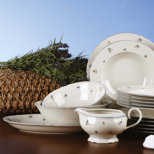 Zestaw talerzy obiadowych Seltman Weiden MARIE-LUISE STREUBLUME (6 szt., 25 cm)