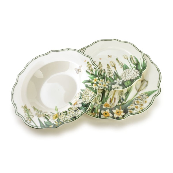 Zestaw talerzy Affekdesign LEA ELEGANT (18 części)