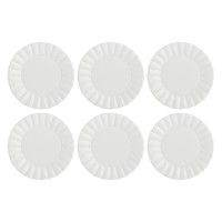 Zestaw talerzy do sałatek La Porcellana Bianca DUCALE (6 szt., 20 cm)