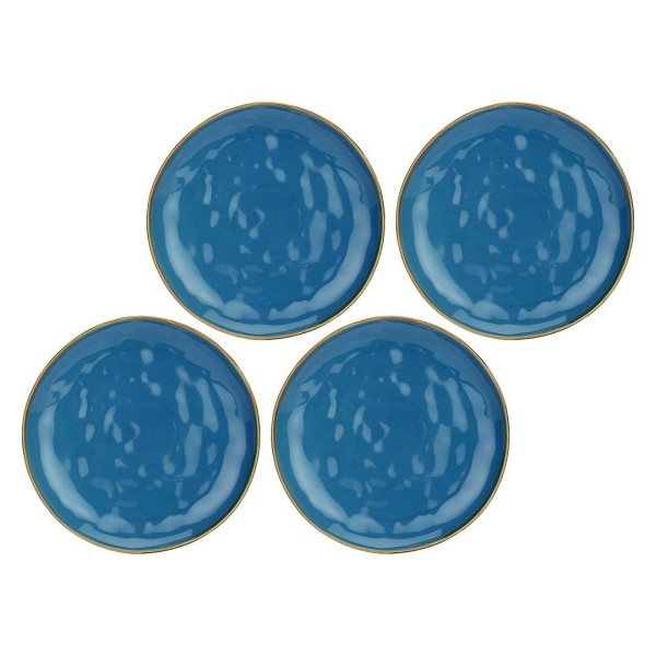 ROSE&TULIPANI CONCERTO BLU AVIO Набір 4 обідніх тарілки 27 см