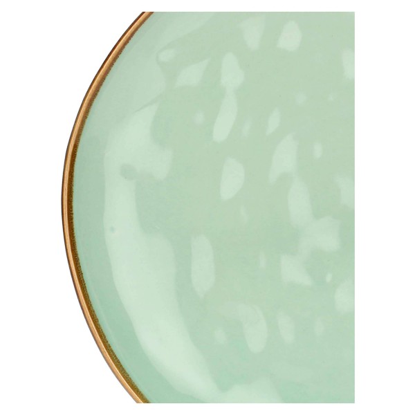 ROSE&TULIPANI CONCERTO VERDE ACQUA Набір 4 обідніх тарілки 27 см