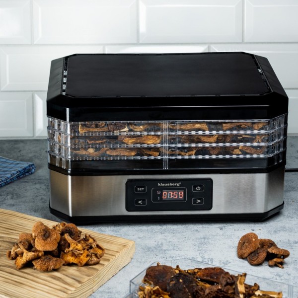 СУШИЛЬНИК ДЛЯ ПРОДУКТІВ, ГРИБІВ ТА ФРУКТІВ 350 Вт KLAUSBERG KB-7569