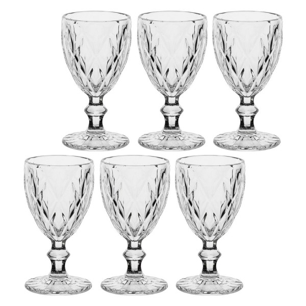 Zestaw kieliszków Rose&Tulipani DIAMOND (6 szt., 250 ml)