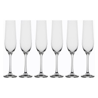 LA PORCELLANA BIANCA NOVELLO Набір 6 келихів для ігристого вина 190 мл