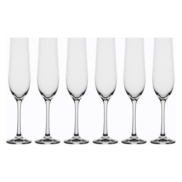 LA PORCELLANA BIANCA NOVELLO Набір 6 келихів для ігристого вина 190 мл