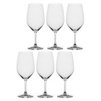 LA PORCELLANA BIANCA NOVELLO Набір 6 келихів Бордо 620 мл