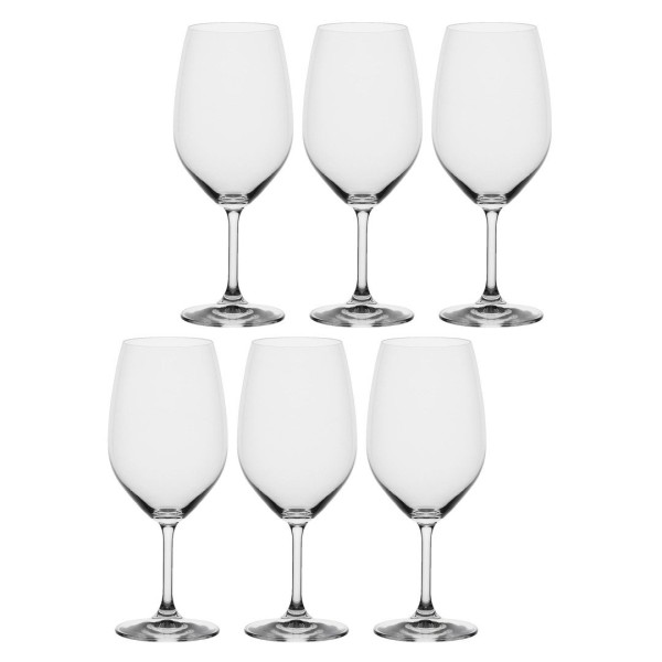 LA PORCELLANA BIANCA NOVELLO Набір 6 келихів Бордо 620 мл